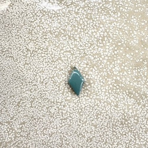 Sequin émaillé losange gris 15x8 mm laiton doré – sequin losange bijoux diy gr6-9
