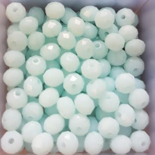 Perles à facettes bleues 4x3mm x50 pble5-20