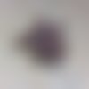 Perles rondelles à facettes violettes 6x4mm x30 pvi3-23