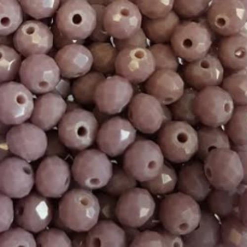 Perles à facettes mauves 4x3mm x50 pvi3-24