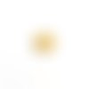 Sequin rond doré stardust 10mm acier inoxydable do32-8