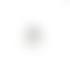 Estampe filigrane goutte blanche en métal 42x26mm x1 ou x10 geblc-74
