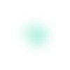 *estampe feuille monstera turquoise 36x32mm getu-38*