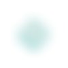 Estampe filigrane goutte vert turquoise 38x27mm geve-1