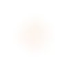 Estampe filigrane goutte rose 38x27mm geros-73