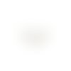 Estampe ronde blanche en métal 30mm x1 ou x10 geblc-79