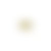 Breloque filigrane fleur dorée 20mm do14-4