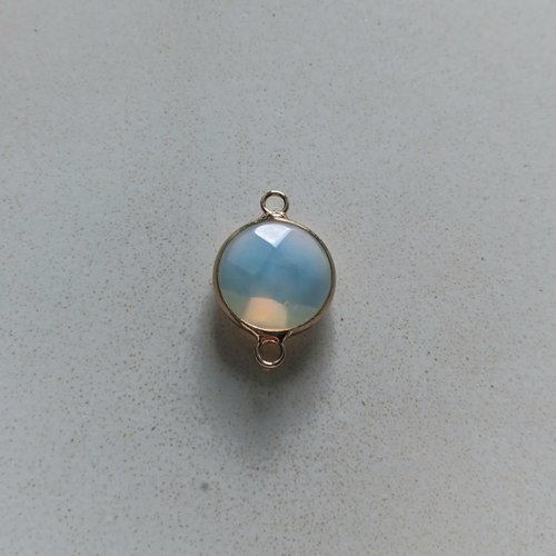 Intercalaire opalite et laiton 24x18mm do11-3