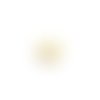Cabochon blanc pailleté en résine 18mm car20-15