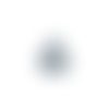 Estampe filigrane goutte grise 40x26mm gegr-14