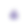 Estampe filigrane goutte violette 40x26mm gevi-1