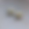 Perles étoiles jaunes en céramique x2 pja1-12