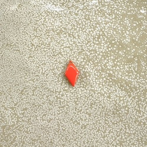 Sequin émaillé losange orange 15x8 mm laiton doré – sequin losange bijoux diy or2-8