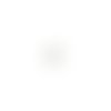 Pendentif lettre c en acier inox argenté init3-c