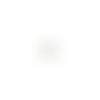 Pendentif lettre h en acier inox argenté init3-h