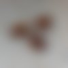 Perle facettée rectangle marron 10x15mm pma1-6