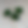 Perle facettée rectangle verte 10x15mm pve3-9