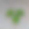 Perle facettée rectangle verte 10x15mm pve4-20
