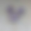 Perle facettée rectangle violette 10x15mm pvi4-18.