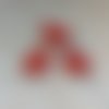 Perle facettée rectangle rouge 10x15mm prou2-7