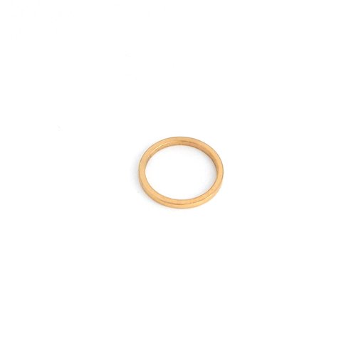 Anneau connecteur doré acier inoxydable 12mm do41-6