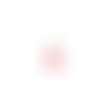 Pompon rose imitation soie embout doré 30mm pomcd-132