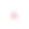 Pompon rose imitation embout doré 30mm pomcd-135