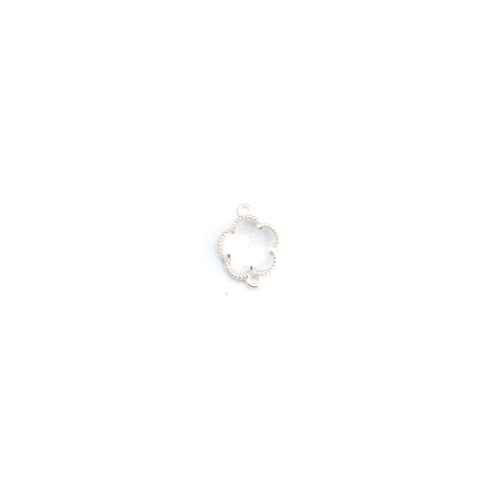 Intercalaire fleur à facettes 15x12mm ar23-3