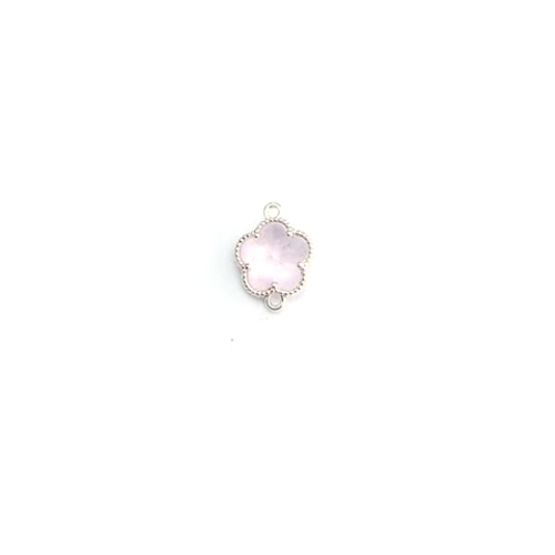 Intercalaire fleur à facettes 15x12mm ar23-4