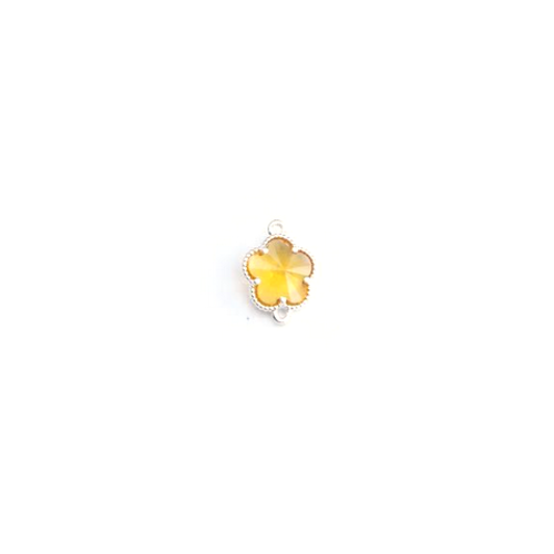 Intercalaire fleur à facettes 15x12mm ar23-6