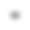 Estampe filigrane ronde intercalaire argentée en métal 19x15mm x1 ou x10 ar24-9