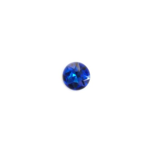 Cabochon strass bleu 12mm str6-1