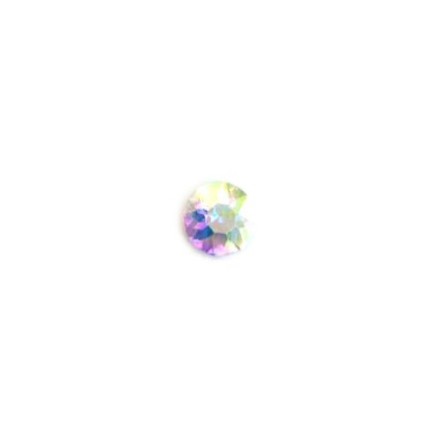 Cabochon strass multicolore 12mm str6-4