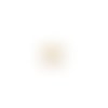 Cabochon strass jaune 12mm str6-7