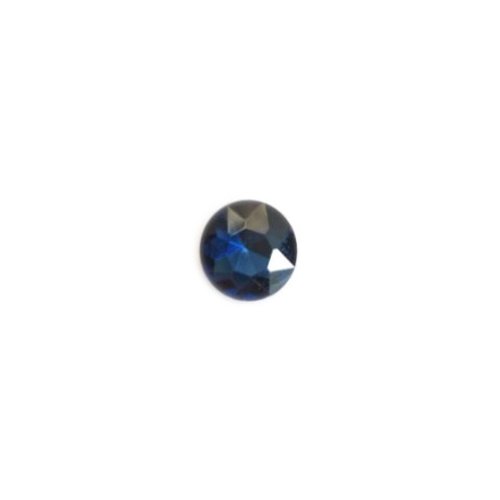 Cabochon strass bleu marine 12mm str6-15