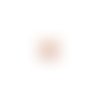 Cabochon strass orange 12mm str6-17