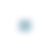 Cabochon strass turquoise 12mm str6-18