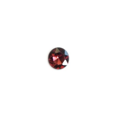 Cabochon strass rouge 12mm str6-20