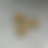 Perle losange facettée jaune 14x12mm pja9-3