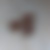 Perle facettée rectangle marron 8x14mm pma2-24
