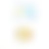 Cabochon mosaïque multicolore caplv15-3