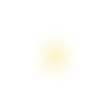 Estampe filigrane fleurs jaune 35x19mm geja-50