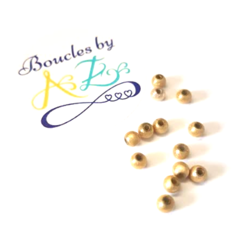 *perles magiques beiges 4mm x30* pblc1-2