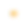 Intercalaire soleil doré acier inoxydable 12mm do6-6