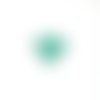 Estampe filigrane triangle turquoise 31x26mm geve-56