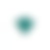 Estampe filigrane triangle vert turquoise 31x26mm geve-57