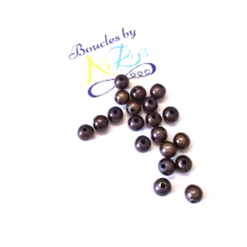 *perles magiques noires 6mm x20* pno1-7.