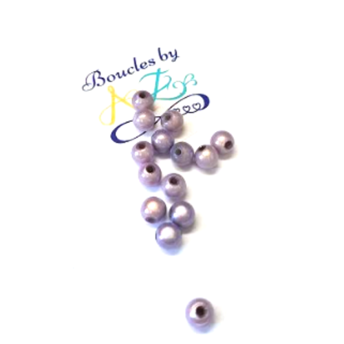 *perles magiques violettes 6mm x20* pvi1-5