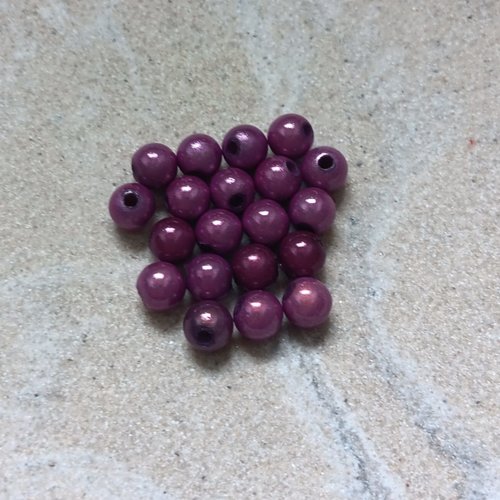 Perles magiques violettes 6mm x20 pvi1-6