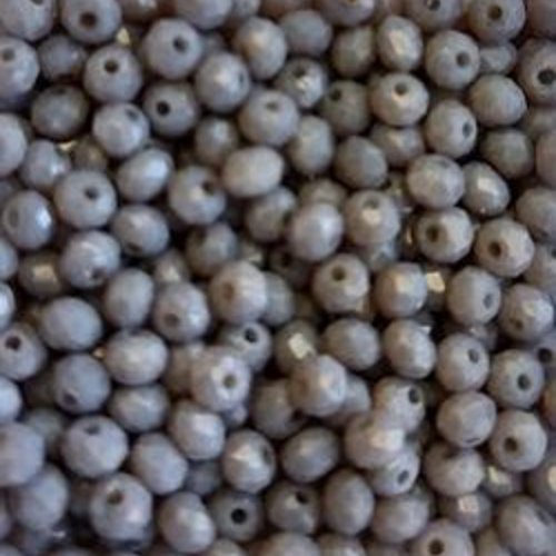 Perles à facettes grises 3x2mm x100 pgr4-7